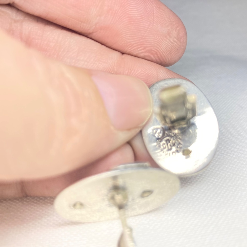 Solid Sterling Silver, Taxco Deer, Crushed Stone … - image 7